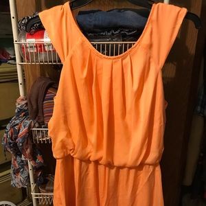 Vibrant Orange dress